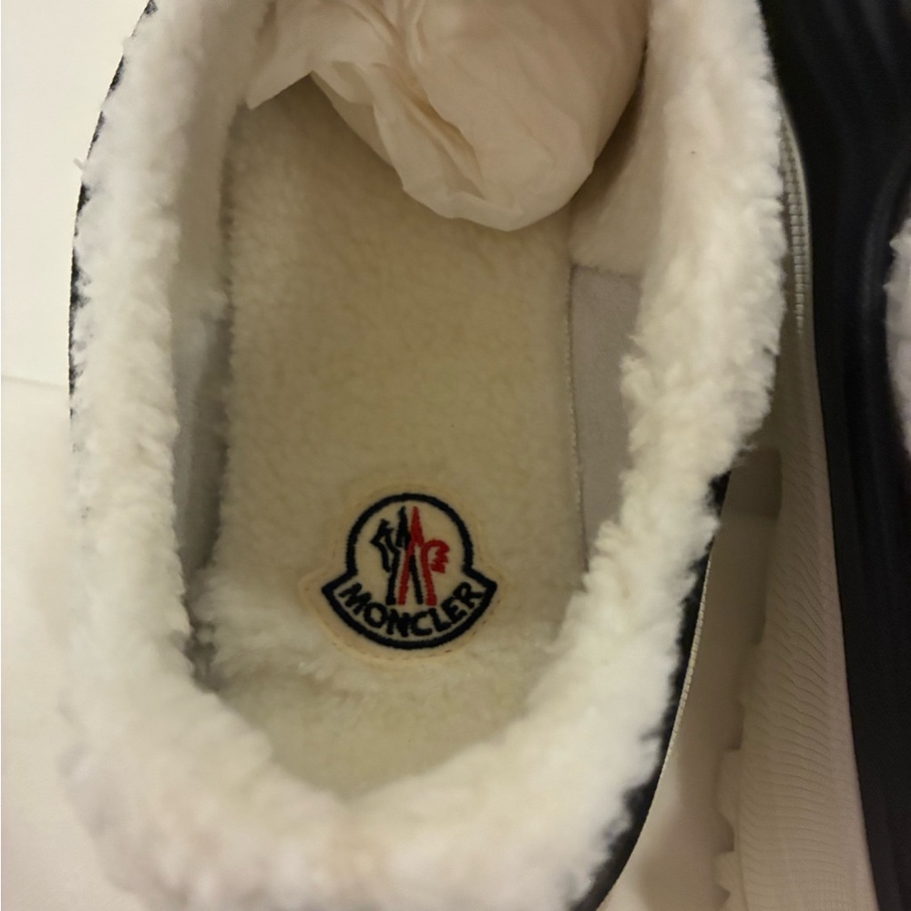 Moncler Black and White Acqua Boots - Picture 6 of 11
